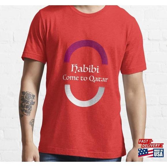 Habibi Come To Dubai World Cup Qatar 2022 T Tshirt Classic - Picture 1 of 4